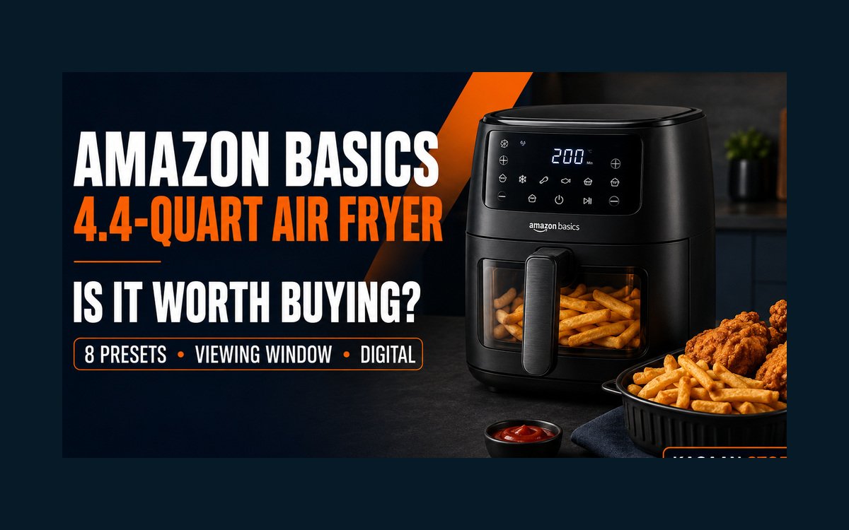 Amazon Basics 4.4-Quart Air Fryer review