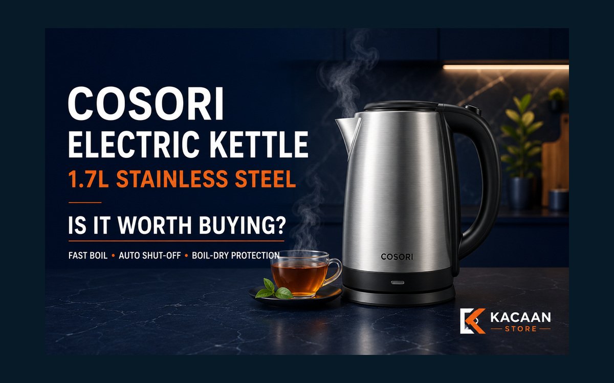 COSORI 1.7L Stainless Steel Electric Kettle review
