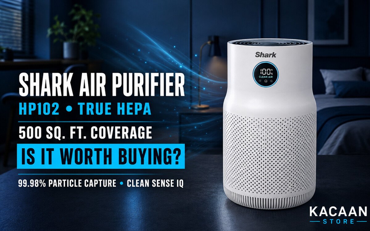 Shark Air Purifier HP102 True HEPA review for 500-square-foot rooms