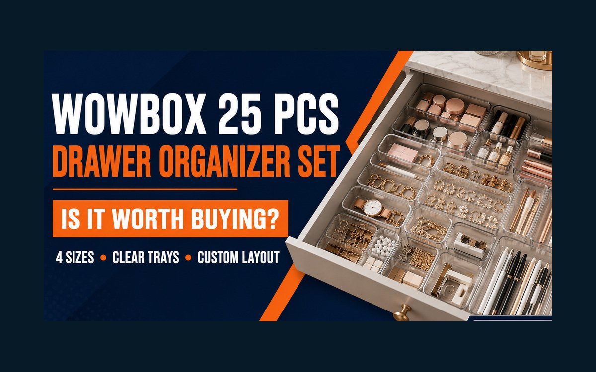 WOWBOX 25 PCS Drawer Organizer review